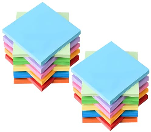 240 hojas de papel origami, colores claros, origami de colores, papel de colores de 10 x 10 cm, juego de papel plegable de doble cara, cuadrado para niños y adultos, proyectos de manualidades (10