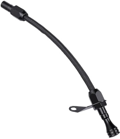 Generic Flexibelt Rostfritt Stål TH-700R4 Transmissionsoljesticka för 1982-1993, Noggranna Vätskenivåavläsningar, Gör-det-själv-entusiaster, Svart