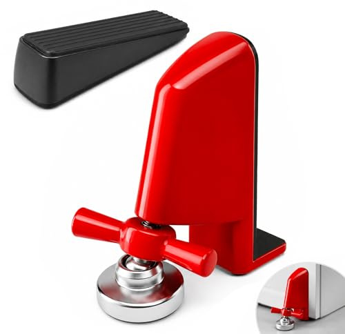 Portable Door Lock Stopper, Adjustable Anti-Theft Door Blocker for Hotel Rooms & Added Security, Door Jammer for Inside Doors with Door Wedge, Hotel Door Lock with Non-Slip Base, Easy Installation