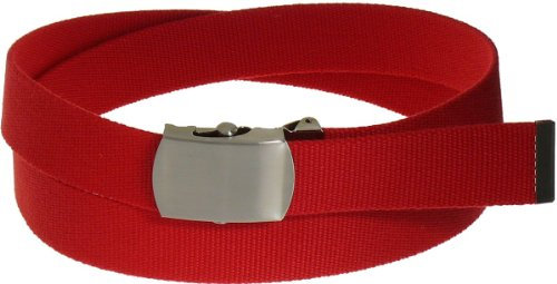 Harrys-Collection Bandgürtel in 30 mm Gürtel, Farben:rot