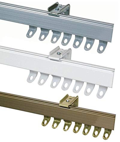 Speedy Fineline Curtain Track Set, White, 300 Cm