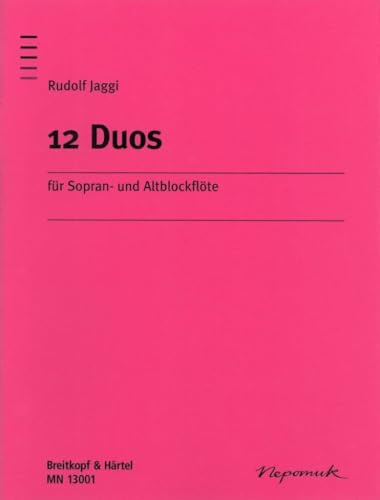 12 Duos für Sopran- und Altblockflöte (MN 13001)