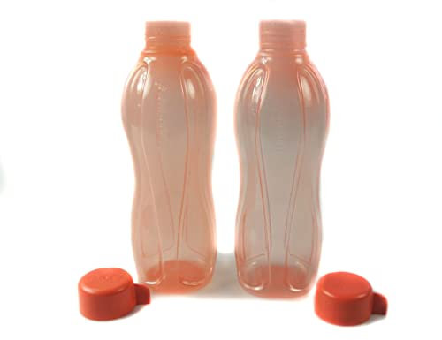 TUPPERWARE To Go Eco 500 ml lachs (2) Eco Öko Flaschen Ecoflasche Trinkflasche