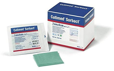 Cutimed 72162-02 Verbände, Sorbact Saugkompressen, 10 cm x 10 cm (42-er pack)
