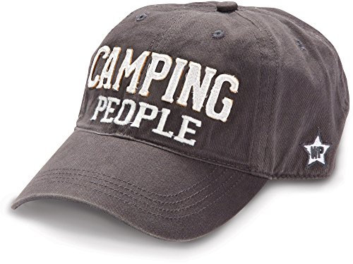 Pavilion Gift Company 67079 Camping People, Dark Gray, Large