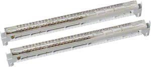 Busch-Jaeger VZ523 PE/N-Klemmenträger,Volta,22 Klemmstellen, Schwarz