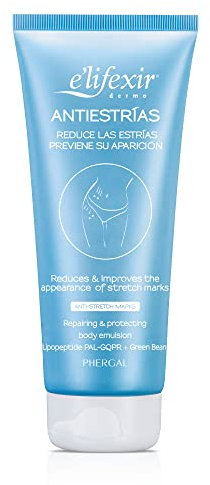 Elifexir Crema Antismagliature - Ripara, Ferma le Smagliature e Previeni Efficacemente la loro Comparsa - Pelle più Elastica - Attenua il Colore Rosa e la Trama Ruvida - 200ml