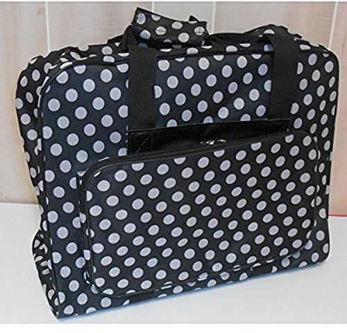 ttl Nähmaschinen Tasche (schwarz/weiß gepunktet)