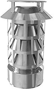 Zugverbesserer für Doppelwandigen Schornstein mit Mündungsabschluss Ø 150 mm