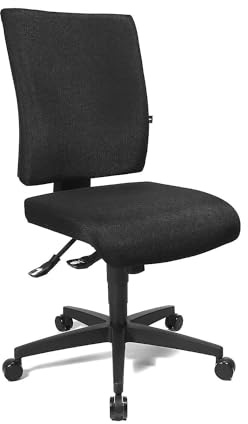 TOPSTAR | Bürostuhl Comfort | Höhenverstellbare Rückenlehne, Bezug schwarz
