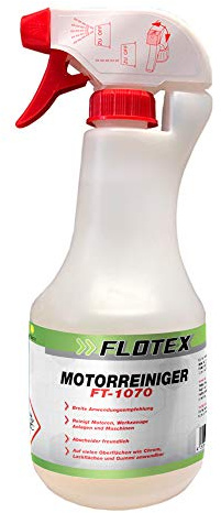 Flotex® 500ml Motorreiniger - Konzentrat – Reiniger-Konzentrat für den Motor - Motorraum Reiniger & Entfetter - Motorsystemreiniger & Pflege von Auto, Motorrad & anderen Kfz
