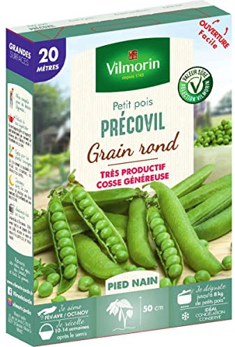 Graines de Petits Pois PRECOVIL grain rond - 20 mètres