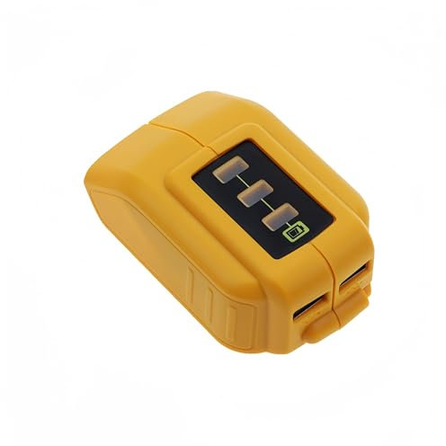Batterieadapter Universal USB Power Source Charger Adapter DCB090 12v / 20v Lithium Batterie Ladekonverter für Dewalt Handy Lautsprecher Netzteil