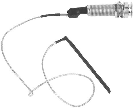 Tonabnehmer für Akustikgitarre, Piezo-Tonabnehmer Unter Dem Sattel mit 6,35-mm-Endpin-Ausgangsbuchse
