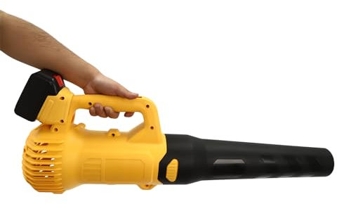 Garden Cordless Blower, Leaf Blower with 2 * 12Ah Lithium Batteries, 2 Gears Speed Adjustable, Handheld Blower - Pure Copper Motor Drive Device, For Leaves, Wood Chips, Garden Debris
