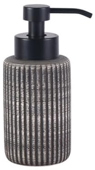 ZKALQECNF Dispensadores de loción Dispensador de jabón de cerámica, dispensador de Espuma for Lavado de Cara, Botella de Empuje, Botella vacía for el hogar Dosificador de Jabón(Grey)