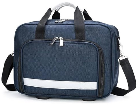 SXTYFBB Wasserdichter, flammhemmender medizinischer Rucksack, Erste-Hilfe-Tasche, für Sport, Zuhause, Auto, Reisen, Camping und Wandern,Blau