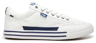 Lois Zapatilla Bamba Textil Cordones Hombre Color: Blanco Talla: 44