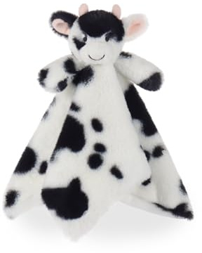 Apricot Lamb Kuh Weiche Sicherheitsdecke Schmusetuch für Babys, Plüsch Schnuffeltuch, Beruhigungstuch für Baby Jungen und Mädchen, 35x35cm