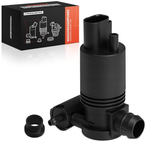 Frankberg Scheibenwaschpumpe Waschwasserpumpe Scheibenreinigung Vorne | Kompatibel mit Freelander 2 L359 Freelander 2 Van L359 Replace# LR002301,V48080026 2-Polig
