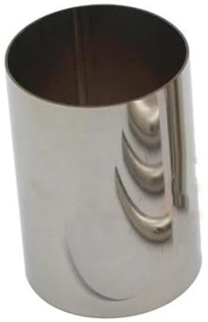 DZSDKHLFJ Auspuffrohr 100 Mm Länge, Universelles 304 Edelstahlrohr, Gerades Mehrzweck-Schweißmaterial Für Autoauspuffrohre Auspuffblende(O.D 89MM)