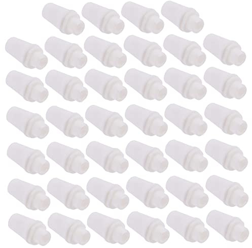 NUOBESTY Pressacavi Per Lampadari 40 Pezzi, Clip Per Plafoniere Bloccacavi Filettati, Connettori Per Pressacavi Fai Da Te Per Lampade a Sospensione e Plafoniere, Fissaggio a Vite Facile Da Regolare