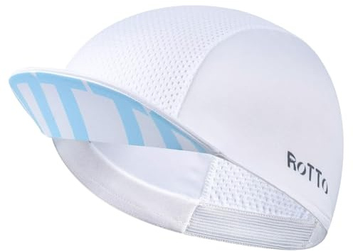 ROTTO Berretto da Ciclismo per Estivo Leggero Cappellino Rinfrescante per Casco con Visore Traspirante Assorbimento del Sudore