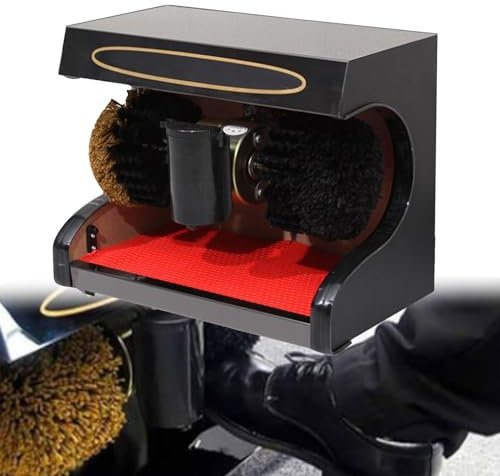 XHSMYXGS Machine à cirer Les Chaussures Automatique, Machine à brosser électrique Domestique/Commerciale, Petite cireuse de Chaussures à Induction pour la Banque d'hôtel à la Maison