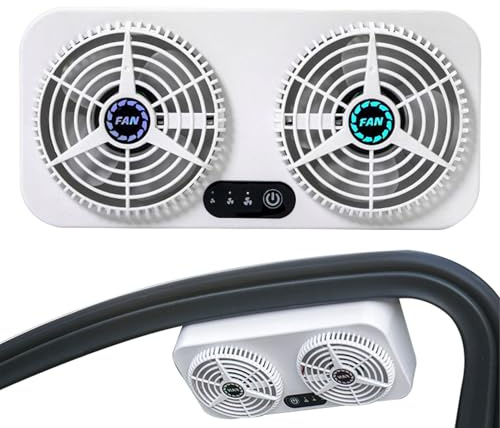 Solar Car Exhaust Fan, Automatic Window Exhaust Fan, Vehicle Ventilation, Cooling Vehicle Ventilation Fan with USB Interface to Fin