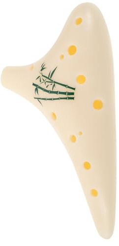 LALADEFIEE 12löcher Holzblasinstrument Okarina Schüler-instrument Junge Mädchen-spielzeug Blasinstrument Übungsokarina Altflöte Musikflöte Musikalisches Blasinstrument für Anfänger und Junge