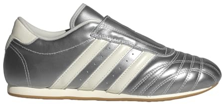 adidas Womens Taekwondo Slip On Sneakers Shoes Casual - Silver - Size 8 M