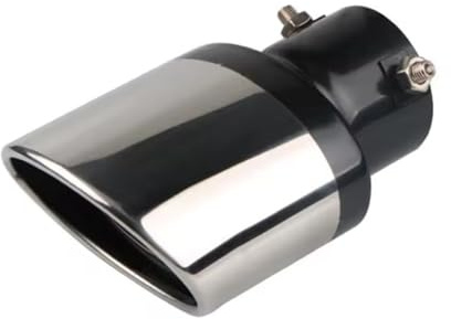 DPEDFVXVMR Doble Punta Escape para Peugeot para RCZ 206 207 208 301 307 308 406 407 408 508 Cubiertas Tubos Punta Silenciador De Escape De Coche De Acero Inoxidable Terminal Escape(Straight)