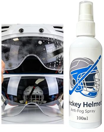 Genérico Anti-dimspray för glasögon - 100 ml hållbart vattentätt medel | Anti-imma för hockeyhjälm, cykel, motorcykel, cykling, väg, camping, resor, daglig användning, rengöring