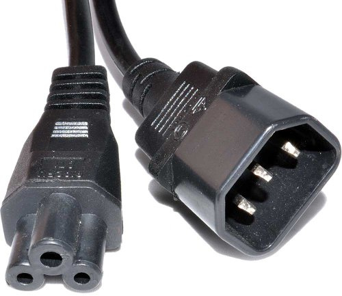 IEC Stecker C14 Zum Kleeblattstecker Stecker C5 Konverter Adapter Strom Kabel 5 m [5 Meter/5m]