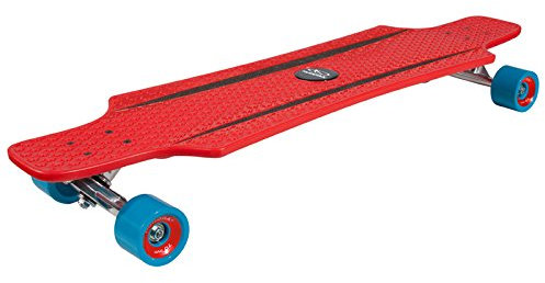 HUDORA Longboard CruiseStar rot/blau 92x24cm Skateboard Streetboard Cruiserboard Streetsurfer Board