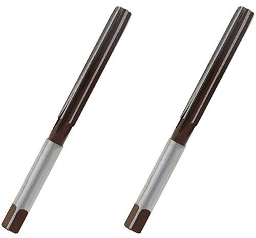 Utoolmart 8mm Cutting Dia Hand Reamer Straight Shank H8 Alloy Tool Steel Reaming Flutes Milling Metal Hole Cutter Tools 2pcs