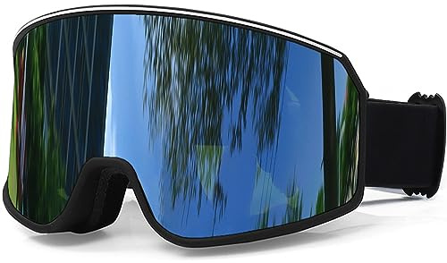 SPOSUNE Ski Goggles Over Glasses with Dual lens | Anti-fog Anti-UV Snow Goggles for Men Women Youth Skiing Snowmobile…
