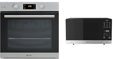 Bauknecht BAR2S K8 V2 IN Dampf-Backofen inklusive 2-fach Backauszug/A+/71 L Maxi-Garraum & MW 59 MB Mikowellen- Backofen/freistehend / 25 l Garraum / 3D-System