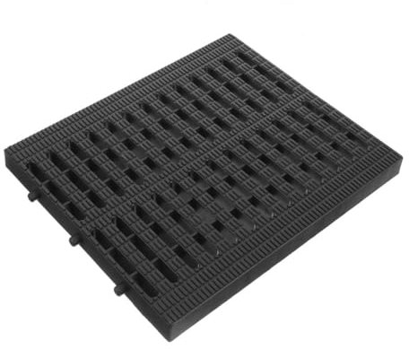 Homoyoyo Gutter Cover Outdoor Kitchen Sewer Drain Cover Plastic Replaceable Grate for Floor Drain Sturdy Material