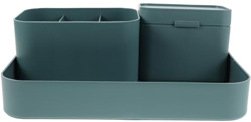 Healvian Stiftehalter aus Nagelorganizer mit Großzügiger Ablagefläche Schreibtisch-organizer für Nagelwerkzeuge und Schreibwaren Vielseitig Einsetzbar für Büro und Arbeitszimmer