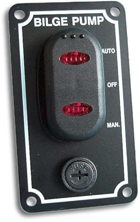 Boote & Yachten Kantschuster Schaltpaneel LED für Bilgepumpe