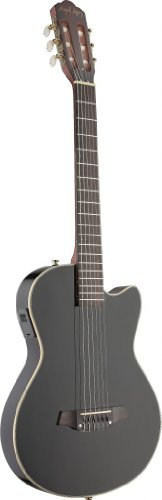 Angel Lopez EC3000CBK Elektrische Konzertgitarre mit Cutaway