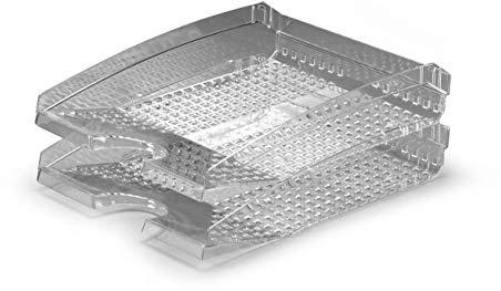 Durable Briefablagen (Trend, für Format DIN A4 bis C4, stapelbar) 6 Stück, transparent, 1701626400