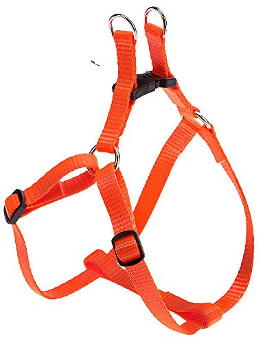 Ferplast Pettorina Cane Taglia Piccola EASY XXS, Pettorina Gatto Regolabile, Facile da Indossare, 28-38 cm. Arancione
