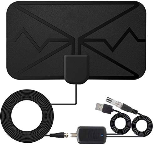 Irfora Antenna TV, Antenna TV Digitale da Interno 4K da 3600 miglia con Amplificatore di Segnale Antenna Digitale TV DVB-T HD per più canali