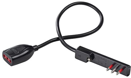 ROSI Prolunga 3M FLAT 10A NERO