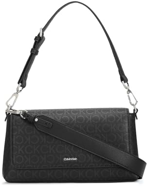 Calvin Klein Damen CK Must Shoulder Bag_EPI K60K611360 Taschen, Schwarz (Black Mono)