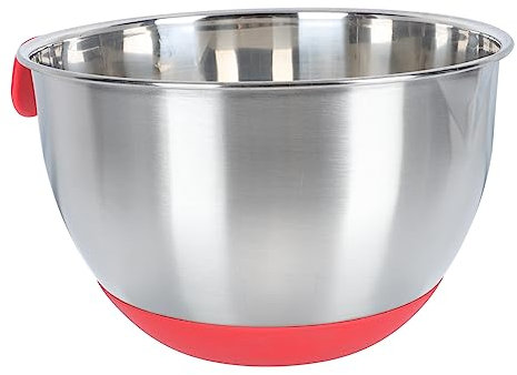 Cabilock Bol à Mélanger Acier Inoxydable Avec Poignée Incliné Saladier Multifonction Silicone Antidérapant Pour Salades Œufs Soupe Et Cuisine Domestique