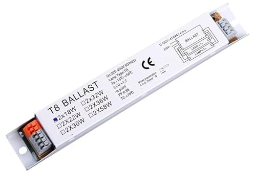 TIAOWU Home Electronic Ballast 2x18/30/58W T8 Linear Fluorescent Ballast for UV Germicidal Fluorescent Durable