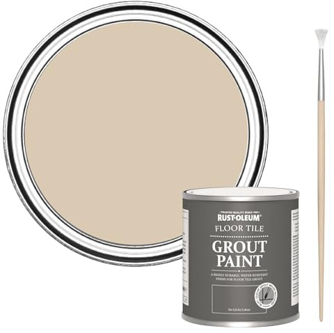 Rust-Oleum Ultra-Durable Beige Floor Tile Grout Paint - Warm Clay 250ml